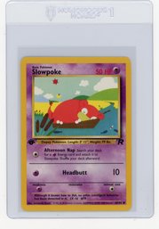 2000 Pokemon Team Rocket Slowpoke 1st Edition Pokemon Card