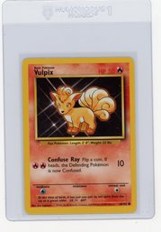 1999 Pokemon Vulpix Pokemon Card