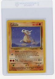 1999 Pokemon Jungle Cubone Pokemon Card