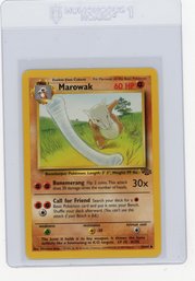 1999 Pokemon Jungle Marowak Pokemon Card