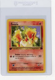 2000 Pokemon Team Rocket Ponyta 1st Edition Pokemon Card