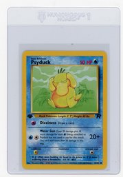 2000 Pokemon Team Rocket Psyduck 1st Edition Pokemon Card