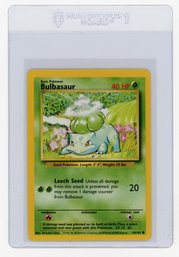 1999 Pokemon Bulbasaur Pokemon Card