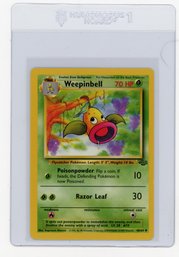1999 Pokemon Jungle Weepinbell Pokemon Card