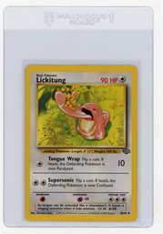 1999 Pokemon Jungle Lickitung Pokemon Card