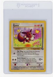 1999 Pokemon Jungle Eevee Pokemon Card