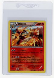 2014 Pokemon XY Furious Fists Blaziken Reverse Holo Pokemon Card