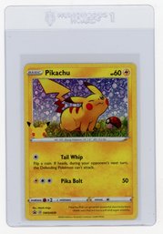 2020 Pokemon Sword & Shield Pikachu Black Star Promo Pokemon Card