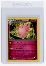 2014 Pokemon XY Furious Fists Clefable Pokemon Card