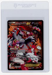 2015 Pokemon XY Double Crisis Team Magma's Groudon EX Full Art Pokemon Card
