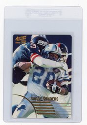 1995 Pinnacle Action Packed Barry Sanders Football Card