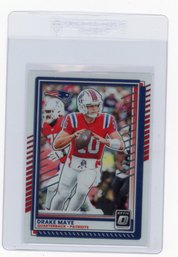 2025 Panini Donruss Optic Drake Maye Football Card