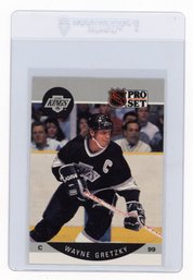 1990 Pro Set Wayne Gretzky Hockey Card