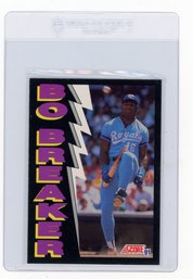 1991 Score Bo Jackson Bo Breaker Baseball Card