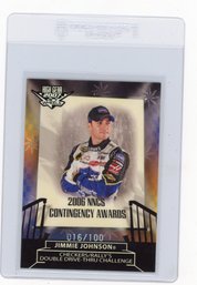 2007 Press Pass Wheels High Gear Jimmy Johnson MPH NASCAR Racing Card #'d To 100