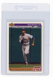 1992 Upper Deck Ken Griffey Jr. Diamond Skills Baseball Card