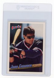 1996 Topps Bazooka Jose Canseco Baseball Card