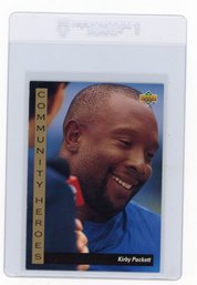 1993 Upper Deck Kirby Puckett Community Heroes Baseball Card