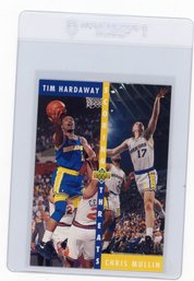 1992 Upper Deck Tim Hardaway Chris Mullin Scoring Threats Basketball Card