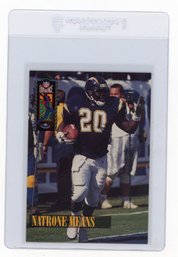 1994 Classic Natrone Means Football Card