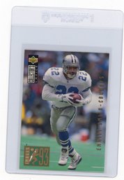 1994 Upper Deck Collector's Choice Emmitt Smith Images Of 93 Football Card