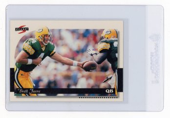 1996 Pinnacle Score Brett Favre Football Card