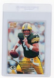 1995 Pinnacle Action Packed Brett Favre Football Card