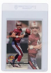 1996 The Score Board Steve Young Autograph Collection Football Card