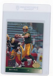 1993 Upper Deck SP Brett Favre Football Card