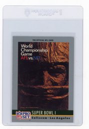 1990 Pro Set Super Bowl I Football Card