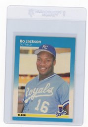 Bo Jackson Rookie Card 1987 Fleer Baseball Card