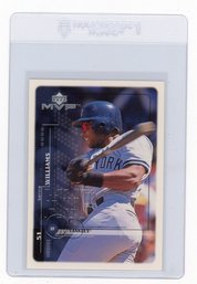 1999 Upper Deck MVP Bernie Williams Baseball Card