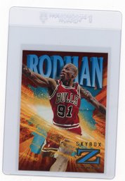 1996 Skybox Z Force Dennis Rodman Basketball Card