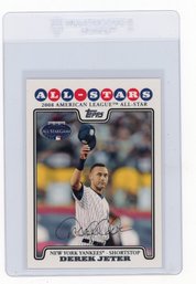 2008 Topps Derek Jeter All Star Baseball Card