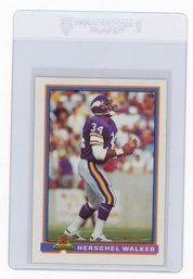 1991 Bowman Herschel Walker Football Card