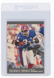 1991 Fleer Ultra Thurman Thomas Football Card