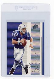 2005 Upper Deck SPx Peyton Manning Football Card