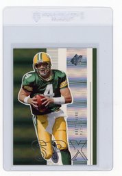 2005 Upper Deck SPx Brett Favre Football Card