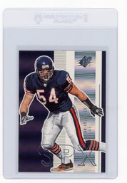2005 Upper Deck SPx Brian Urlacher Football Card