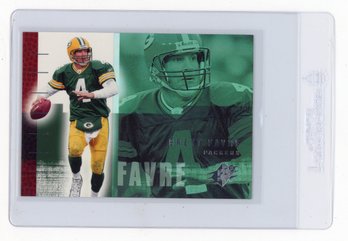 2006 Upper Deck SPx Brett Favre Football Card