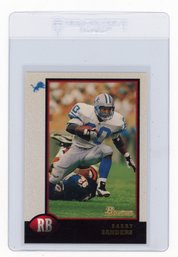 1998 Bowman Barry Sanders Football Card