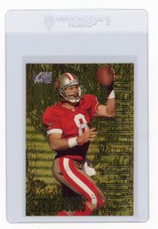 1996 Fleer Metal Steve Young Gold Flingers Football Card