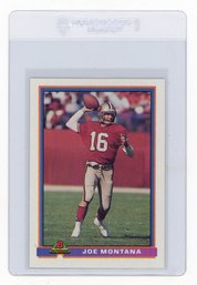1991 Bowman Joe Montana Football Card