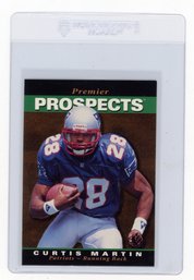 Curtis Martin Rookie Card 1995 Upper Deck Premier Prospects Football Card