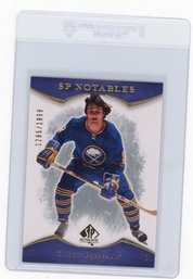 2007 Upper Deck SP Authentic Gilbert Perreault SP Noteables Hockey Card #'d To 1999