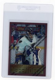 1996 Topps Finest Pavel Bure Defenders Hockey Card With Coating