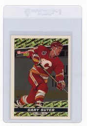 1993 Topps Gary Suter Premier Black Gold Hockey Card