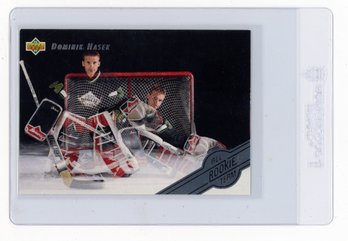 1992 Upper Deck Dominik Hasek All Rookie Team Hockey Card
