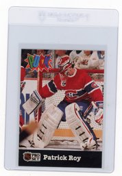 1992 Pro Set Patrick Roy Puck Hockey Card
