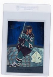 2008 Upper Deck SP Authentic Joe Thornton SP Holo FX Hockey Card